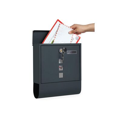 Wall-mounted letterbox
