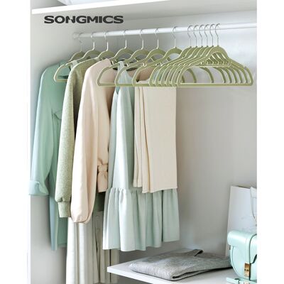 Set di 20 pendenti in velluto verde chiaro