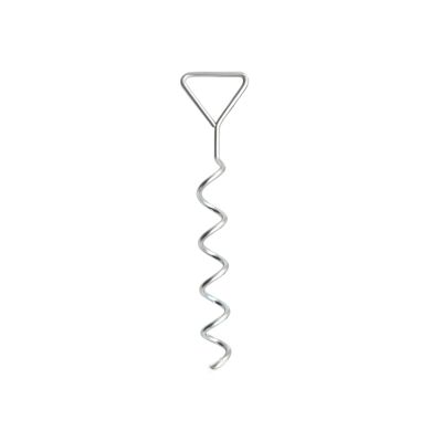 Ground anchors for trampolines