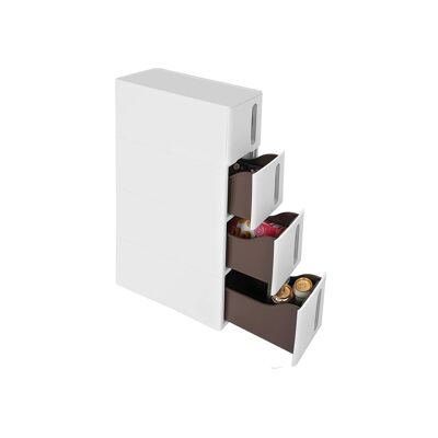 Etagère niche avec 4 tiroirs