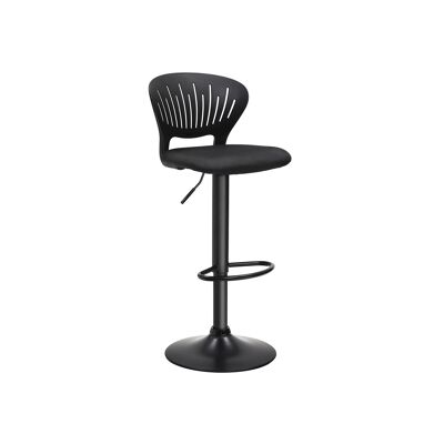 Tabouret de bar avec dossier en forme de couronne