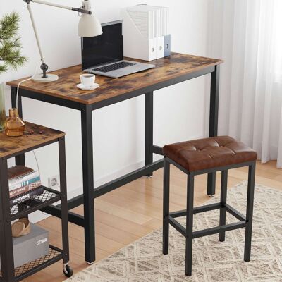 Lot de 2 tabourets de bar 40 x 30 x 62 cm sans dossier