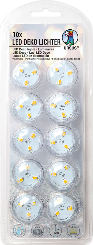 10 LED Deko-Lichter