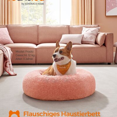 Panier pour chien avec rembourrage amovible de 80 cm de diamètre