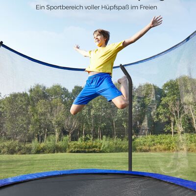 Trampoline 366 cm bleu foncé
