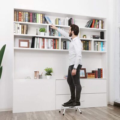 Échelle pliante avec tapis antidérapant