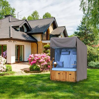 Housse de protection pour paniers sur pied Taupe