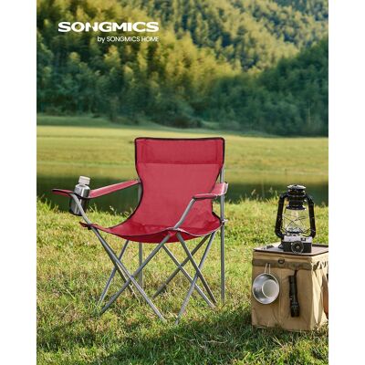 Lot de 2 chaises de camping pliables