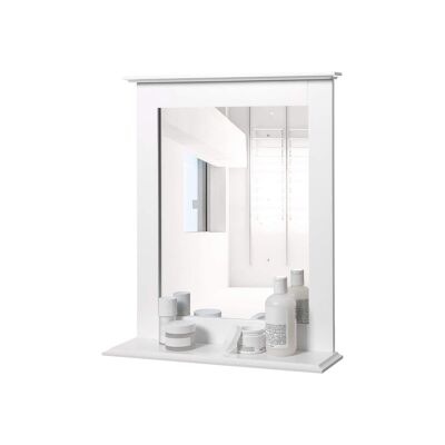 Specchio da bagno con mensola