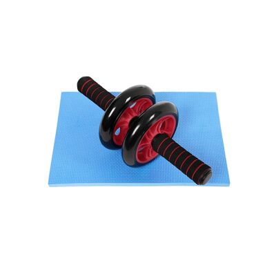 Buikspierroller con entrenamientosmat rood