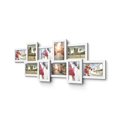 Fotocollage horizontal para 10 fotos