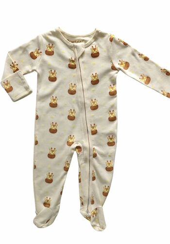 Pyjama zippé girafe 3
