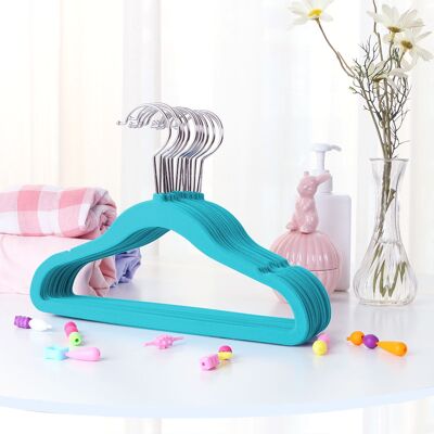 Grucce per bambini 20 pezzi fluweel turchese