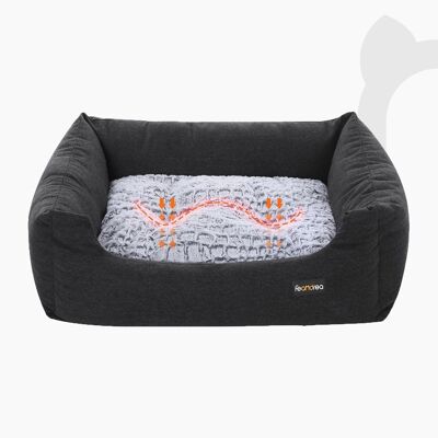 Hondenbed met omkeerbaar kussen 60 x 50 x 20 cm