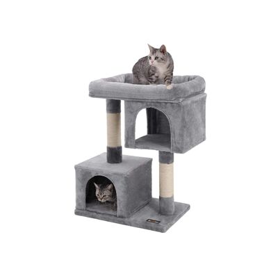 Kattenboom con 2 fori da 84 cm lichtgrijs