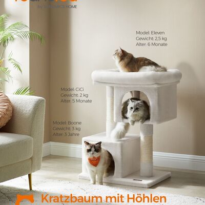 Krabpaal pour gros chats jusqu'à 7 kg crèmewit