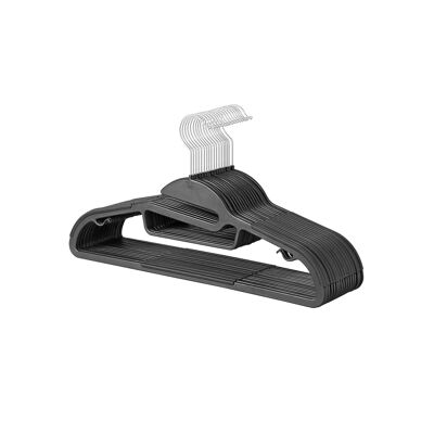 Antisliphangers 20 piezas negro