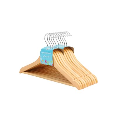 Kinderhangers esdoornhout 20 piezas