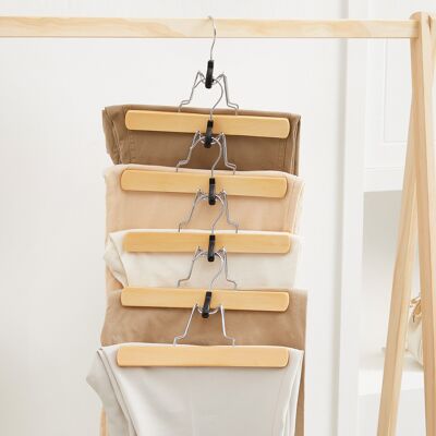 Broekhangers set de 8 colores naturales