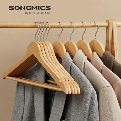 Perchas para ropa Esdoornhouten 20 piezas