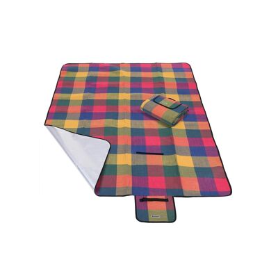 Geïsoleerde picknickdeken kleurrijk XL