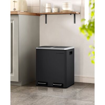Prullenbak 30 L noir