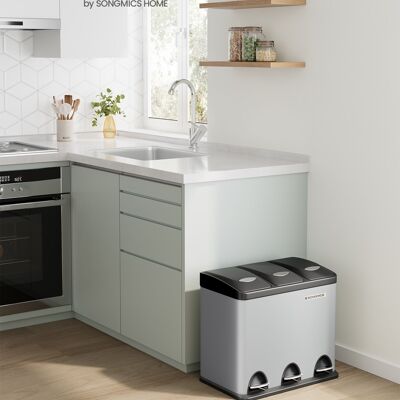 Bac à légumes de cuisine 3 x 8 litres