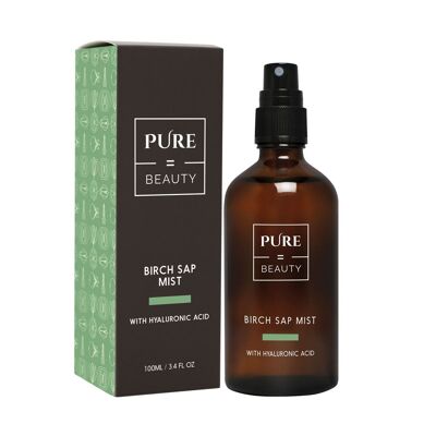 Pure = Beauty – Birch sap mist with Hyaluronic acid