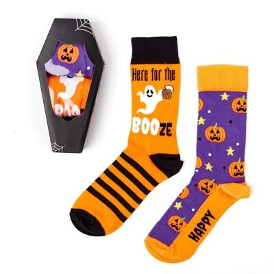 Unisex Coffin Socks Gift Set