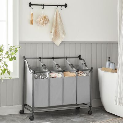 Wasmand 4 x 35 L gris