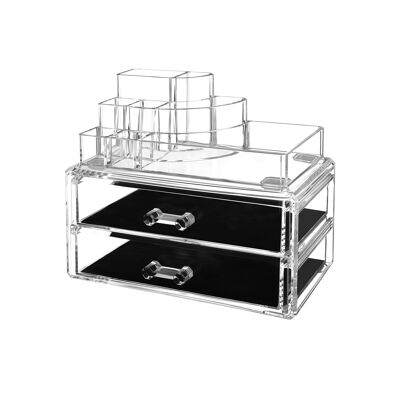 Organisateur de maquillage klein transparent