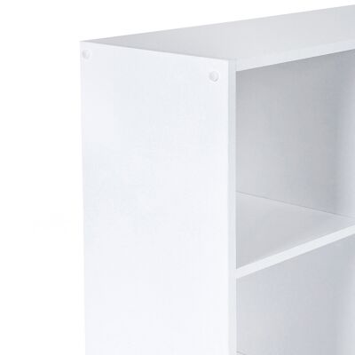 Boekenkast avec 5 vakken blanc