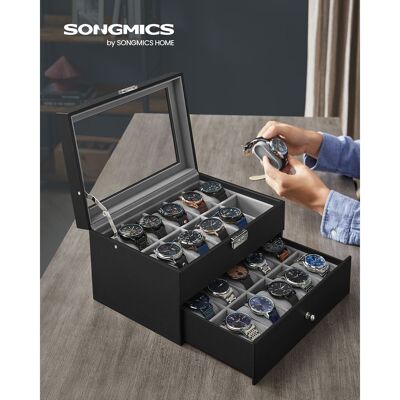 Elegante horlogebox voor 20 horloges