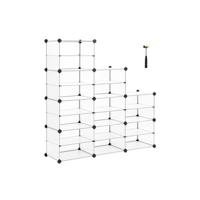 Système de plan de bricolage 18 vakken blanc