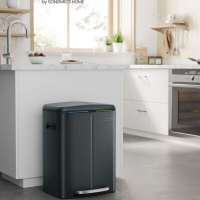 Cuisinière à pâtisserie 2 x 20 L avec couvercle à fermeture amortie vert