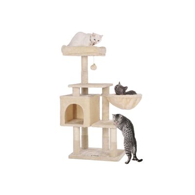 Krabpaal met ligstoel 110 cm beige