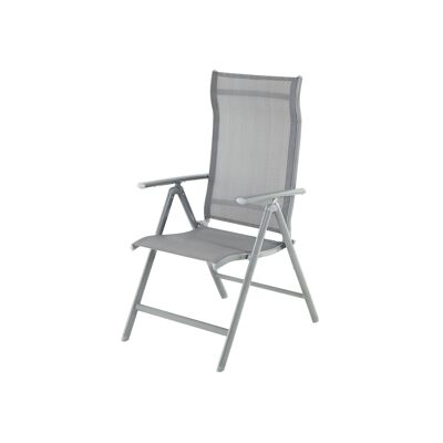 Fauteuil de jardin confortable gris