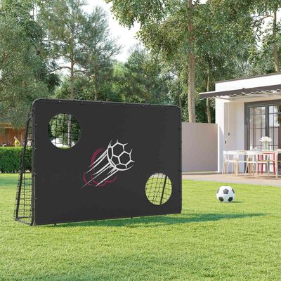 Voetbaldoel para niños negros