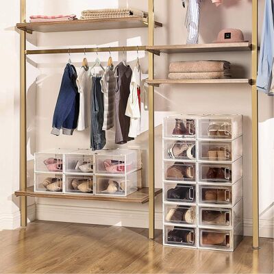 Opvouwbare schoenendozen set van 8