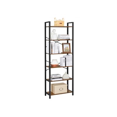 Tabla de libros con 6 niveles