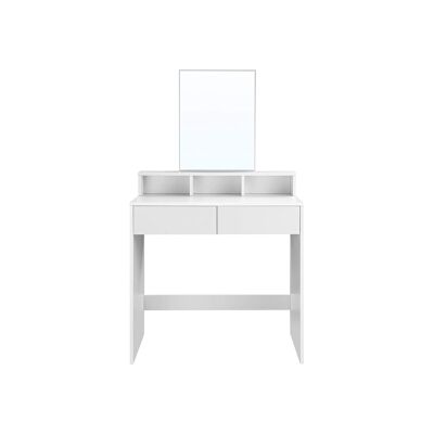 Kaptafel met rechthoekige spiegel