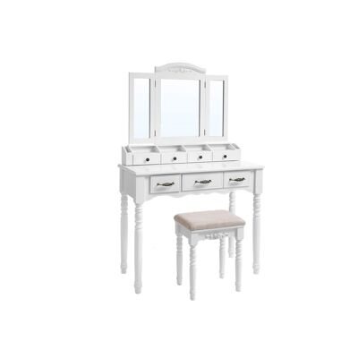 Kaptafel met 7 lades