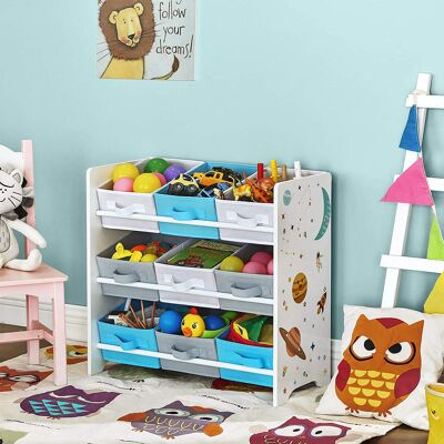 Kinderkamerplank voor speelgoed
