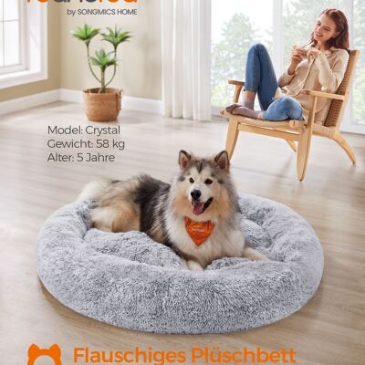 Hondenbed en el basurero wasbaar ombrégrijs