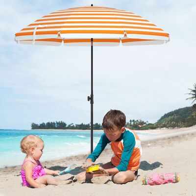 Ø 160 cm parasol voor op het strand