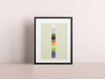 LGBT Gay Pride Progressive Rainbow Circles Art 1