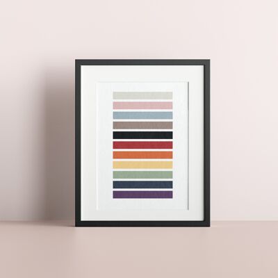 LGBT Gay Pride Progressive Rainbow Flag Print