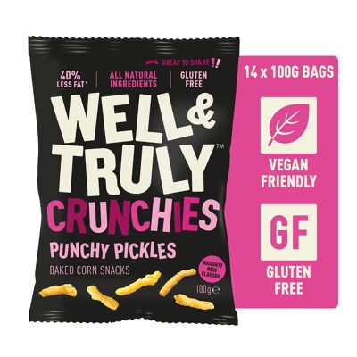 Crunchies Punchy Pickles  100g