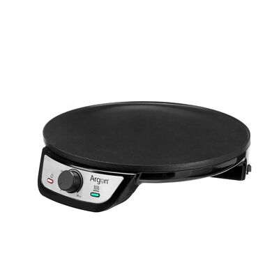 Crepera de acero con 1200W de potencia. Color: Negro