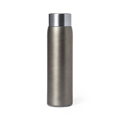 Bouteille isotherme de 500 ml. Indicateur de température tactile Couleur : Argent
